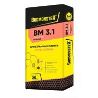 BudmonsteR BM 3.1 Клей для плитки, 25 кг - надійне рішення для ремонту