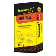 BudmonsteR BM 3.4 Клей для плитки эластичный (25 кг)