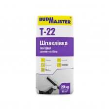 Будмайстер ТИНК-22 шпаклівка цементна фініш (шар 0,5-3 мм) біла (20 кг)