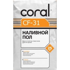 Coral СF-31 Стяжка для підлоги цементна 20-80 мм (25 кг)