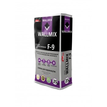Клей для пінопласту Wallmix F-9, 25 кг – надійне приклеювання