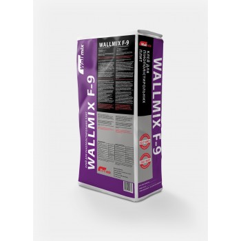 Клей для пінопласту Wallmix F-9, 25 кг – надійне приклеювання