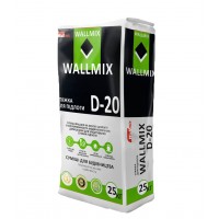 Цементна стяжка Wallmix D-20 для підлоги 10-40 мм (25 кг)