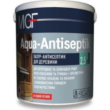 MGF Aqua-Antiseptik Лазурь-антисептик для древесины бесцветный (10 л)