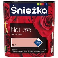 Снєжка Nature 163 лососева азалія Фарба інтер'єрна латексна (3,5 кг/2,5 л)