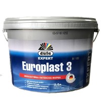 Dufa Europlast 3 DE103 Фарба інтер'єрна латексна зносостійка глибокоматова (3,5 кг/2,5 л)