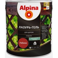 Alpina Lasur-Gel лазур-гель для деревини шовковисто-матова горобина (2,5 л)