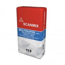 Scanmix MULTISUPER 119 Клей для керамограніта і каменю сірий (25 кг)