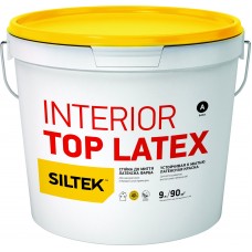 Siltek Interior Top Latex Фарба інтер'єрна латексна стійка до миття База А (6,3 кг/4,5 л)