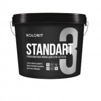 Kolorit Standart 3 Фарба інтер'єрна латексна абсолютно матова база а (12,6 кг/9 л)