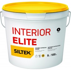 Siltek Interior Elite Краска интерьерная латексная матовая стойкая к мытью База А (12,6 кг/9 л)