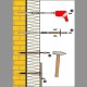 Крепление для утеплителя с металл. гвоздем 10x180 мм с термоголовкой